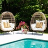 image:imageNearly Natural 29 in Artificial Geranium UVResistant Outdoor Porch DecorPink