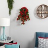 image:imageNearly Natural 29 in Artificial Geranium UVResistant Outdoor Porch DecorRed