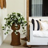 image:imageNearly Natural 29 in Artificial Geranium UVResistant Outdoor Porch DecorWhite