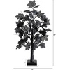 image:imageNearly Natural 2ft PreLit Halloween Black Maple Tree with Orange amp Purple LED Lights