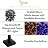 image:imageNearly Natural 2ft PreLit Halloween Black Maple Tree with Orange amp Purple LED Lights