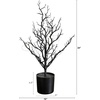 image:imageNearly Natural 2ft PreLit Halloween Black Spooky Twig Tree with 60 Orange amp Purple LED Lights