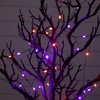 image:imageNearly Natural 2ft PreLit Halloween Black Spooky Twig Tree with 60 Orange amp Purple LED Lights