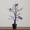 image:imageNearly Natural 2ft PreLit Halloween Black Spooky Twig Tree with Bats and 40 LED Lights