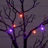 image:imageNearly Natural 2ft PreLit Halloween Black Spooky Twig Tree with Bats and 40 LED Lights