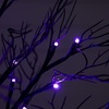 image:imageNearly Natural 2ft PreLit Halloween Deluxe Black Twig Artificial Fall Tree with 44 Orange and Purple LED Lights