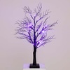 image:imageNearly Natural 2ft PreLit Halloween Deluxe Black Twig Artificial Fall Tree with 44 Orange and Purple LED Lights