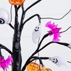 image:imageNearly Natural 2ft PreLit Halloween Eyeballs Ghosts Bats amp Pumpkins LED Lighted Ornament Tree