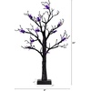 image:imageNearly Natural 2ft PreLit Halloween Spider Twig Tree with 24 Purple LED Lights