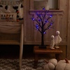 image:imageNearly Natural 2ft PreLit Halloween Spider Twig Tree with 24 Purple LED Lights