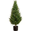 image:imageNearly Natural 2ft UV Resistant Artificial Rosemary Cone Topiary Tree IndoorOutdoorGreen