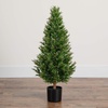 image:imageNearly Natural 2ft UV Resistant Artificial Rosemary Cone Topiary Tree IndoorOutdoorGreen