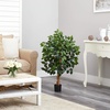 image:imageNearly Natural 3 ft Artificial Ficus Tree with Natural Wood Trunks3ft