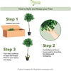 image:imageNearly Natural 3 ft Artificial Ficus Tree with Natural Wood Trunks5ft