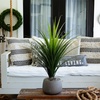 image:imageNearly Natural 3 ft Artificial Grass Plant UVResistant Outdoor Porch Decor