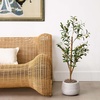 image:imageNearly Natural 3 ft Artificial Olive Tree with Natural Trunk for Decor3ft