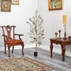 image:imageNearly Natural 3 ft Artificial Olive Tree with Natural Trunk for Decor4ft 6in