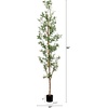 image:imageNearly Natural 3 ft Artificial Olive Tree with Natural Trunk for Decor8ft