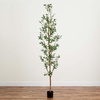 image:imageNearly Natural 3 ft Artificial Olive Tree with Natural Trunk for Decor8ft