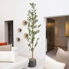image:imageNearly Natural 3 ft Artificial Olive Tree with Natural Trunk for Decor8ft