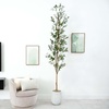 image:imageNearly Natural 3 ft Artificial Olive Tree with Natural Trunk for Decor9ft