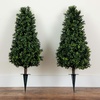 image:imageNearly Natural 3 ft UVResistant Artificial Boxwood Set of 2 with Stake