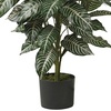 image:imageNearly Natural 3 ft Zebra Artificial Plant with Striped Leaves and Pot