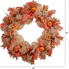 image:imageNearly Natural 30in Autumn Pumpkin with Decorative Bows Artificial Fall Wreath