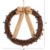 image:imageNearly Natural 30in Fall Acorn and Decorative Bow Autumn Wreath