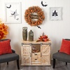 image:imageNearly Natural 30in Halloween Burlap Ribbon Wreath