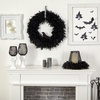 image:imageNearly Natural 30in Halloween Raven Feather Wreath