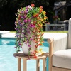 image:imageNearly Natural 30in UV Resistant Artificial Daisy Hanging Plant IndoorOutdoor  Set of 6Assorted 1