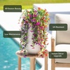 image:imageNearly Natural 30in UV Resistant Artificial Daisy Hanging Plant IndoorOutdoor  Set of 6Assorted 1