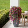 image:imageNearly Natural 30in UV Resistant Artificial Daisy Hanging Plant IndoorOutdoor  Set of 6Assorted 2