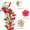 image:imageNearly Natural 30in UV Resistant Artificial Daisy Hanging Plant IndoorOutdoor  Set of 6Beauty