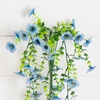 image:imageNearly Natural 30in UV Resistant Artificial Daisy Hanging Plant IndoorOutdoor  Set of 6Blue