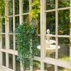 image:imageNearly Natural 30in UV Resistant Artificial Daisy Hanging Plant IndoorOutdoor  Set of 6Blue