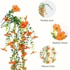 image:imageNearly Natural 30in UV Resistant Artificial Daisy Hanging Plant IndoorOutdoor  Set of 6Orange