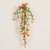 image:imageNearly Natural 30in UV Resistant Artificial Daisy Hanging Plant IndoorOutdoor  Set of 6Orange