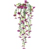 image:imageNearly Natural 30in UV Resistant Artificial Daisy Hanging Plant IndoorOutdoor  Set of 6Purple