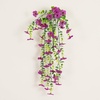 image:imageNearly Natural 30in UV Resistant Artificial Daisy Hanging Plant IndoorOutdoor  Set of 6Purple