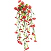 image:imageNearly Natural 30in UV Resistant Artificial Daisy Hanging Plant IndoorOutdoor  Set of 6Red