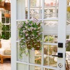 image:imageNearly Natural 30in UV Resistant Artificial Daisy Hanging Plant IndoorOutdoor  Set of 6White