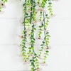 image:imageNearly Natural 30in UV Resistant Artificial Daisy Hanging Plant IndoorOutdoor  Set of 6White
