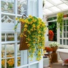 image:imageNearly Natural 30in UV Resistant Artificial Daisy Hanging Plant IndoorOutdoor  Set of 6Yellow