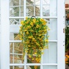 image:imageNearly Natural 30in UV Resistant Artificial Daisy Hanging Plant IndoorOutdoor  Set of 6Yellow