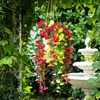 image:imageNearly Natural 30in UV Resistant Artificial Morning Glory Hanging Plant IndoorOutdoor  Set of 6Assorted 1