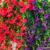 image:imageNearly Natural 30in UV Resistant Artificial Morning Glory Hanging Plant IndoorOutdoor  Set of 6Assorted 3