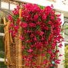 image:imageNearly Natural 30in UV Resistant Artificial Morning Glory Hanging Plant IndoorOutdoor  Set of 6Beauty