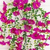 image:imageNearly Natural 30in UV Resistant Artificial Morning Glory Hanging Plant IndoorOutdoor  Set of 6Beauty